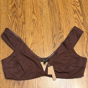 Skims Sculpting Swim Off Shoulder Top